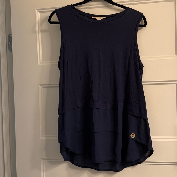 Michael Kors Blue Sleeveless Top *BNWT* - Picture 1 of 7